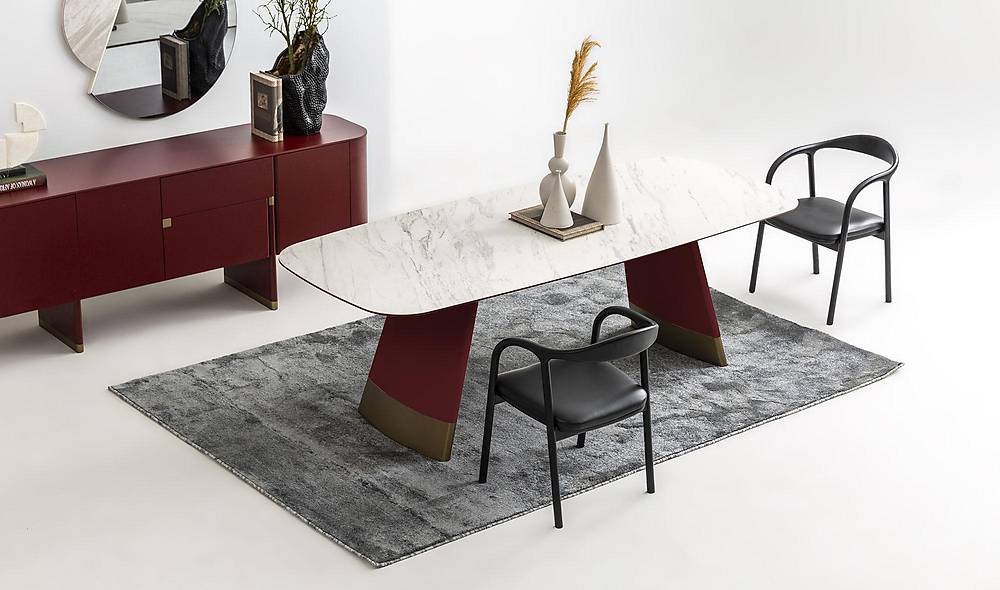 Penora Dining Room - Burgundy