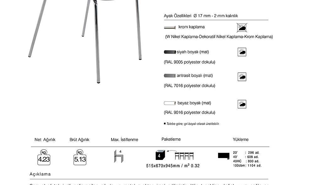 Yugo-S Chair 2 Piece