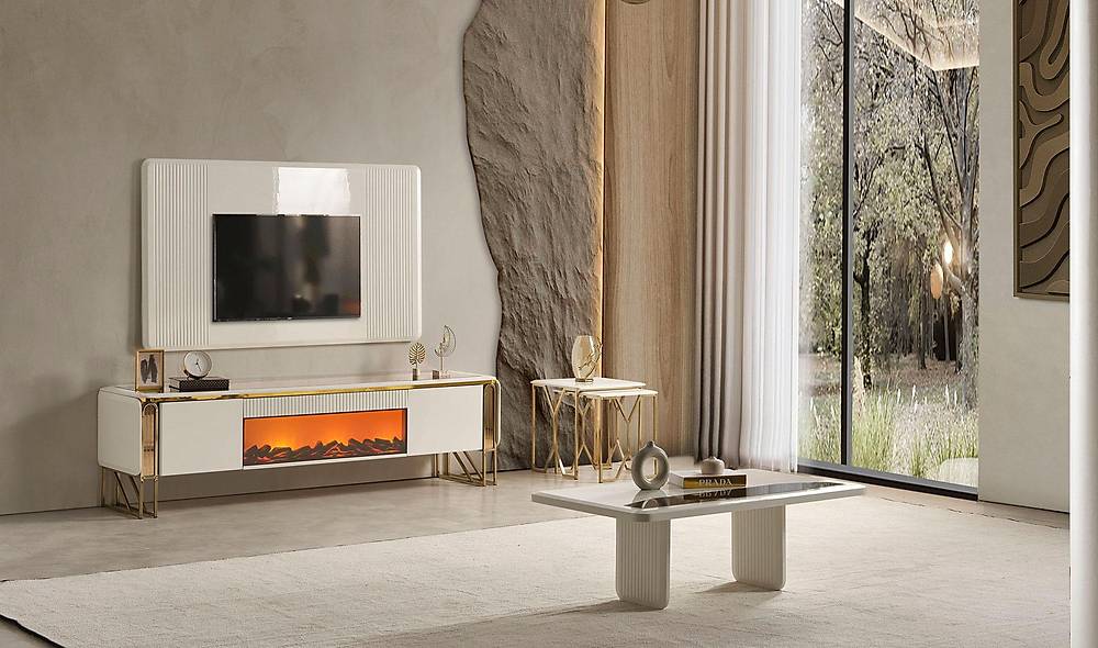 Misis Tv Unit - Fireplace