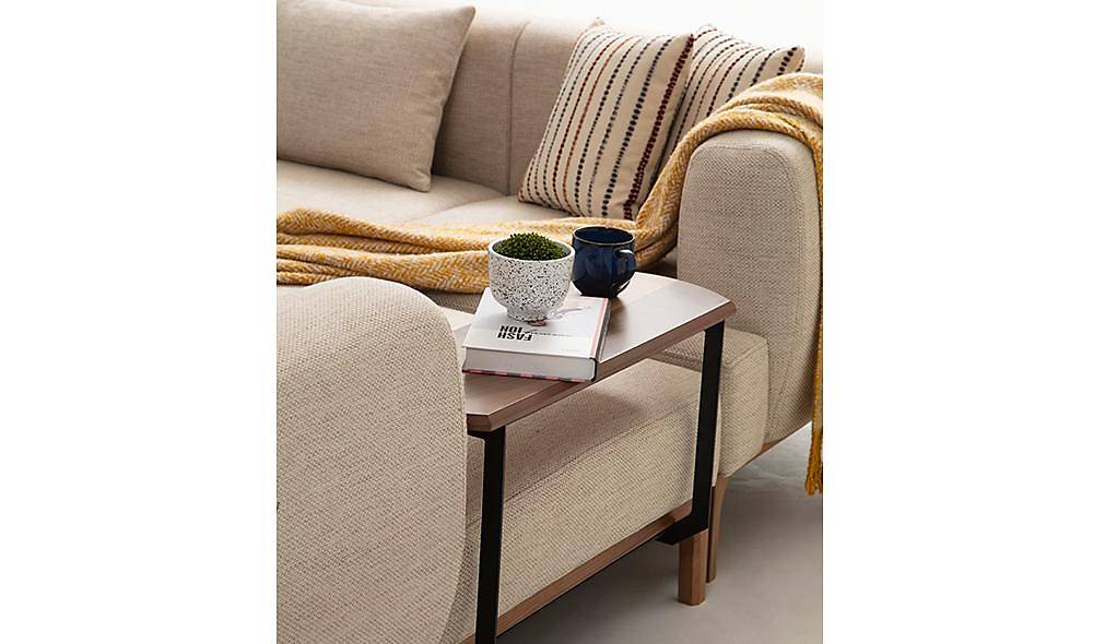 Balat Cream Sofa - With Table