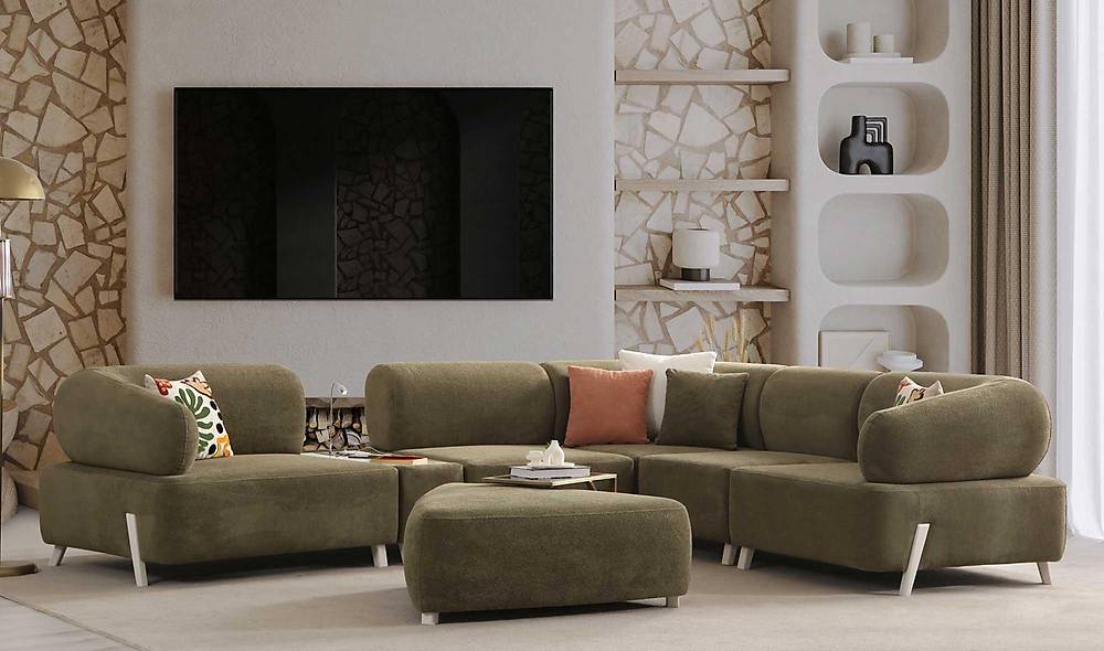 Ramona Corner Set - Khaki