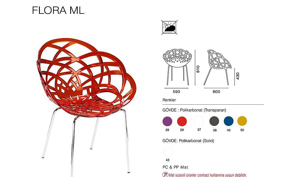 Flora ML Chair 2 Piece