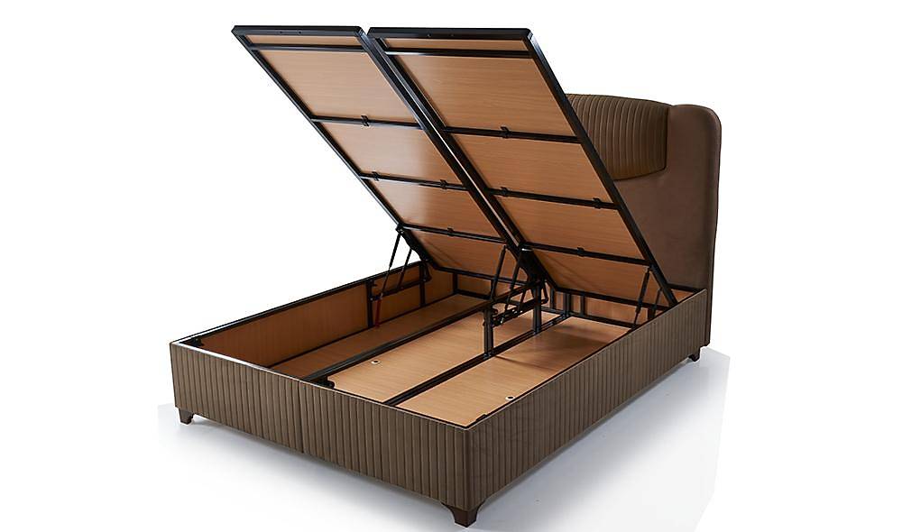 Plato Base + Headboard - Brown