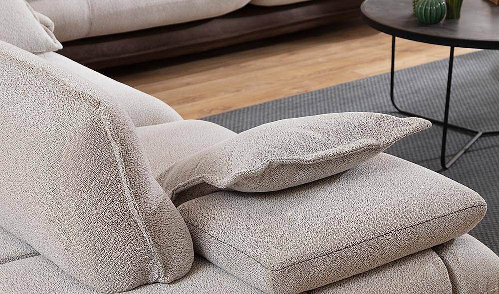 Modena Sofa Set - Cream Brown