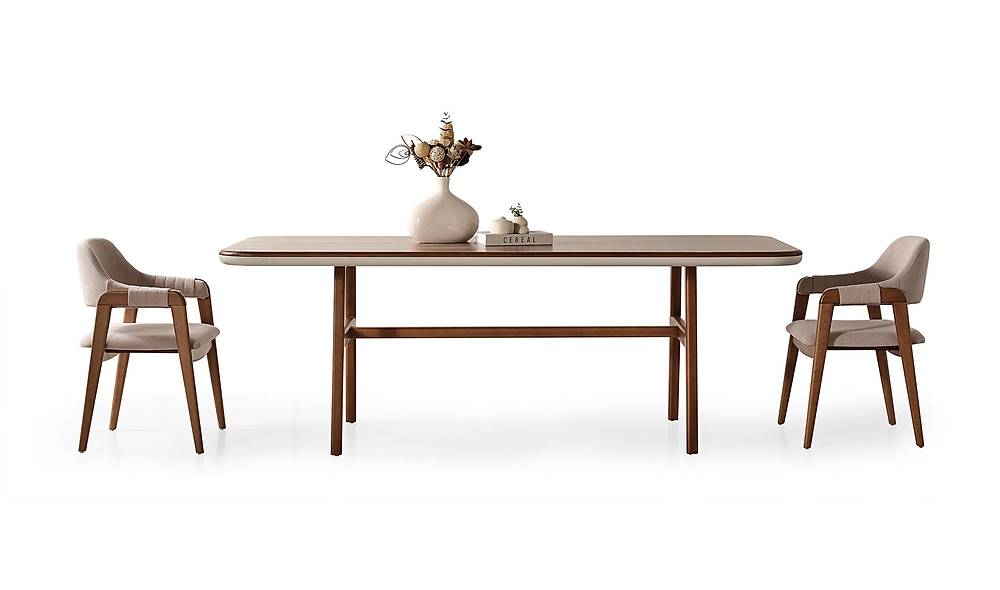 Toronto Dining Table Set - Walnut