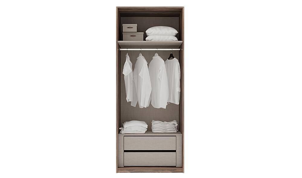Çizgi Corner Wardrobe - White