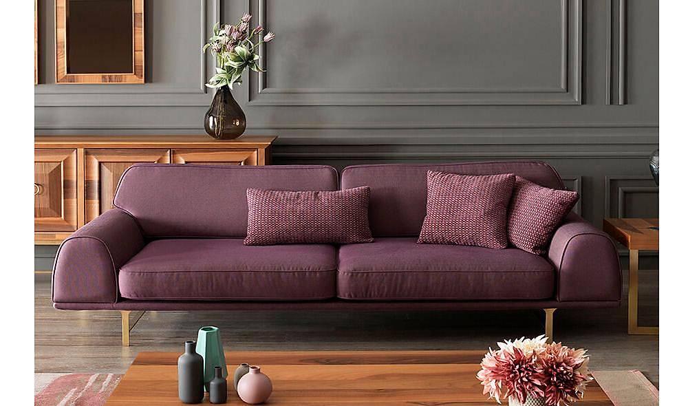 Lusso Gold Living Room Set