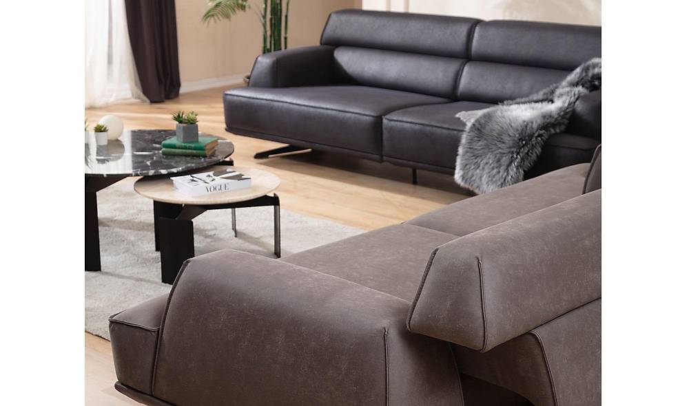 Marsala Sofa Set - Black