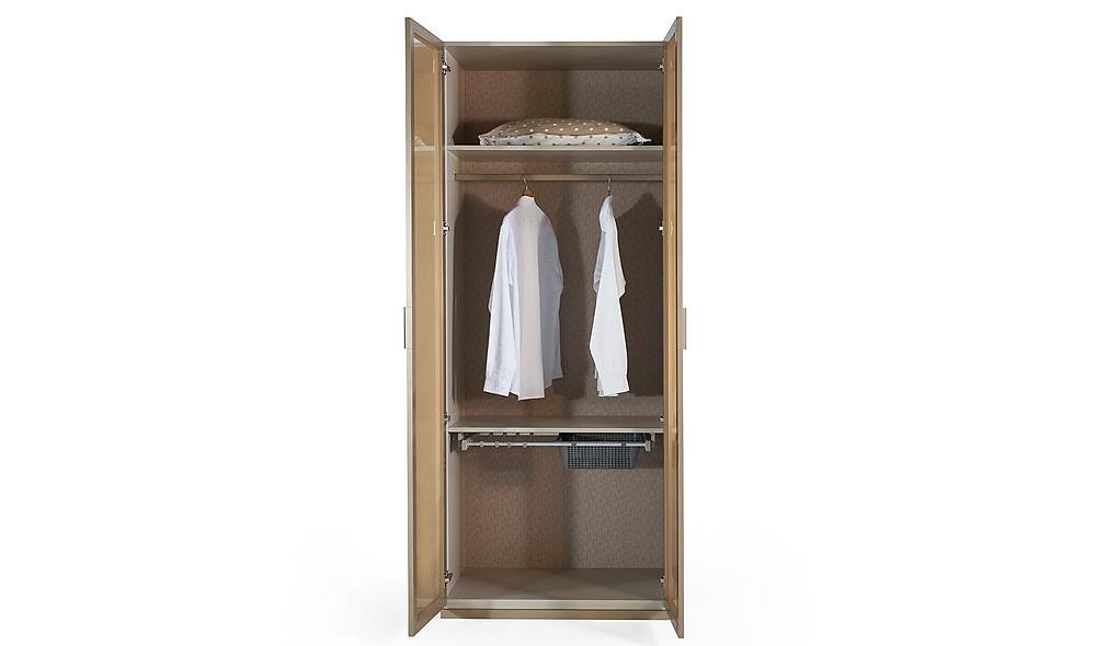 Bianco Wardeobe - Corner Wardrobe