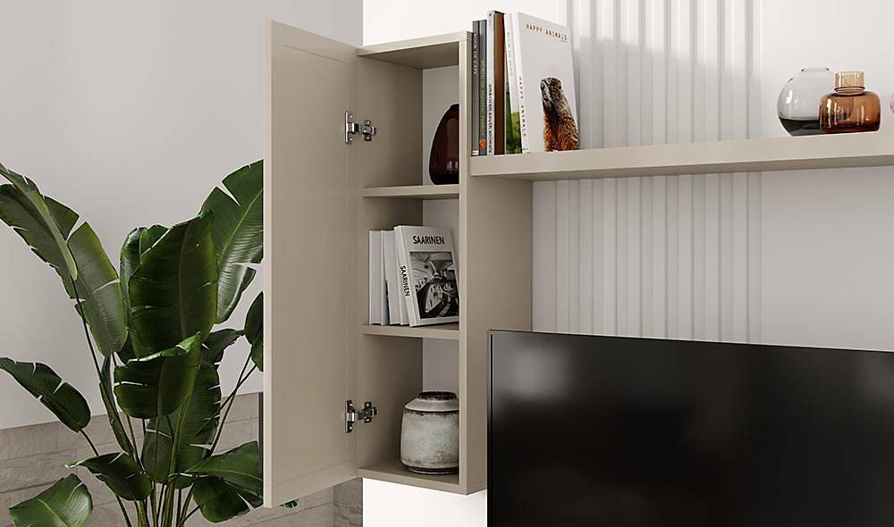 Liya Tv Unıt - Beige