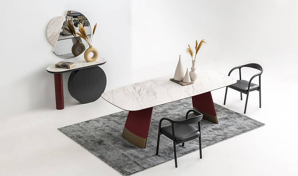 Penora Dining Room - Burgundy