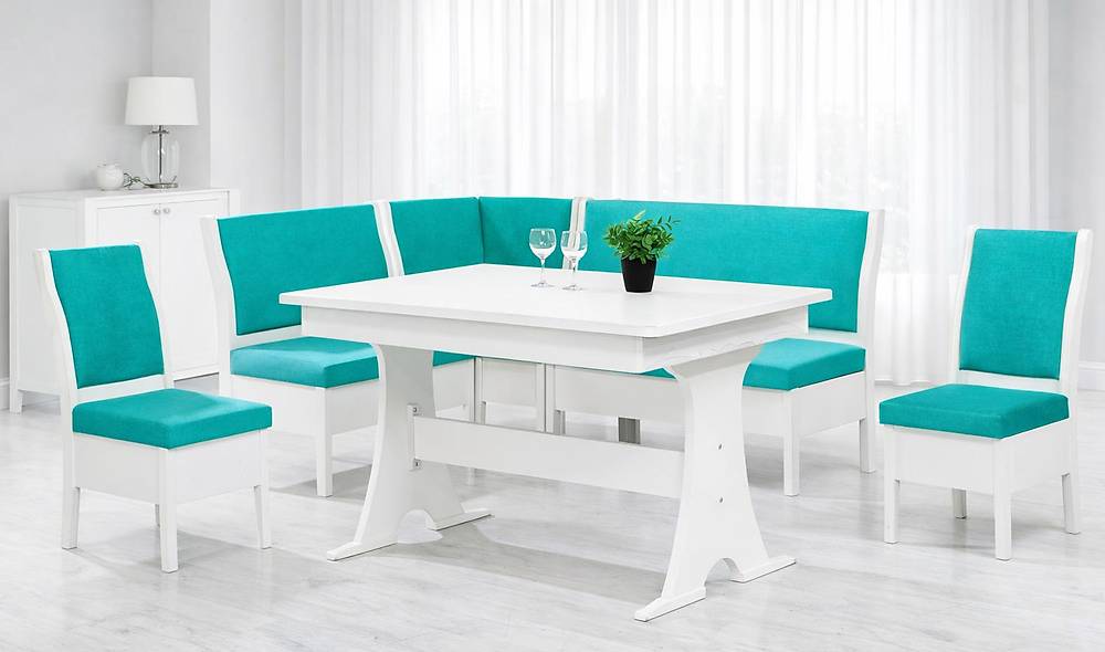 Aras Kitchen Corner Set - Turquoise