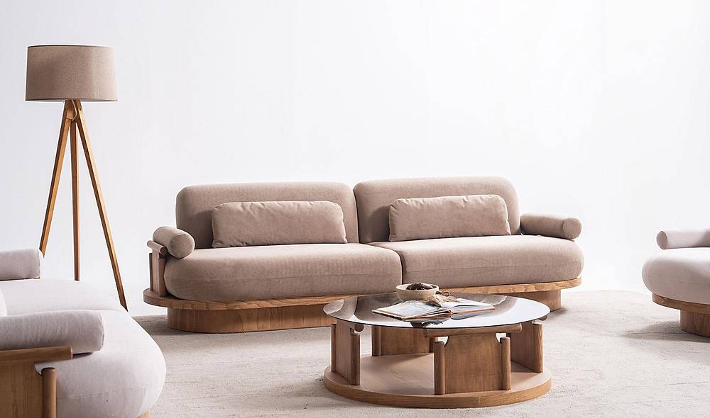 Bitez Sofa Set - Oak