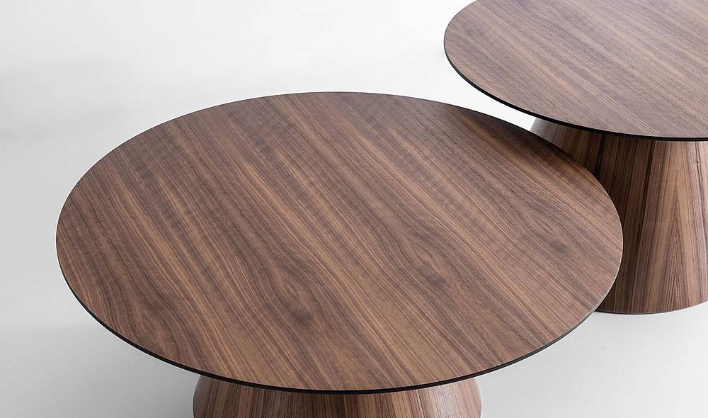 Osaka Double Table Set - Walnut
