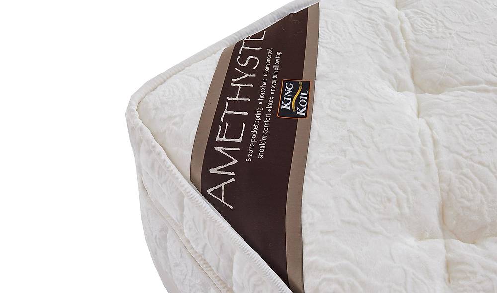 Yatsan King Koil Amethyste Thai Feather Latex Hybrid Bed