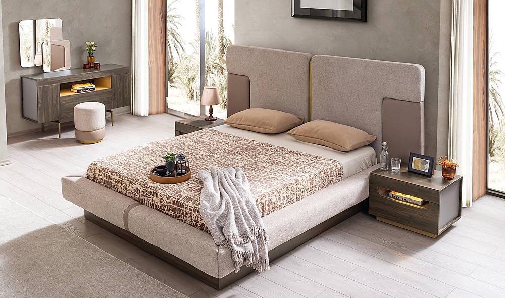 Montare Base Bedroom - Walnut
