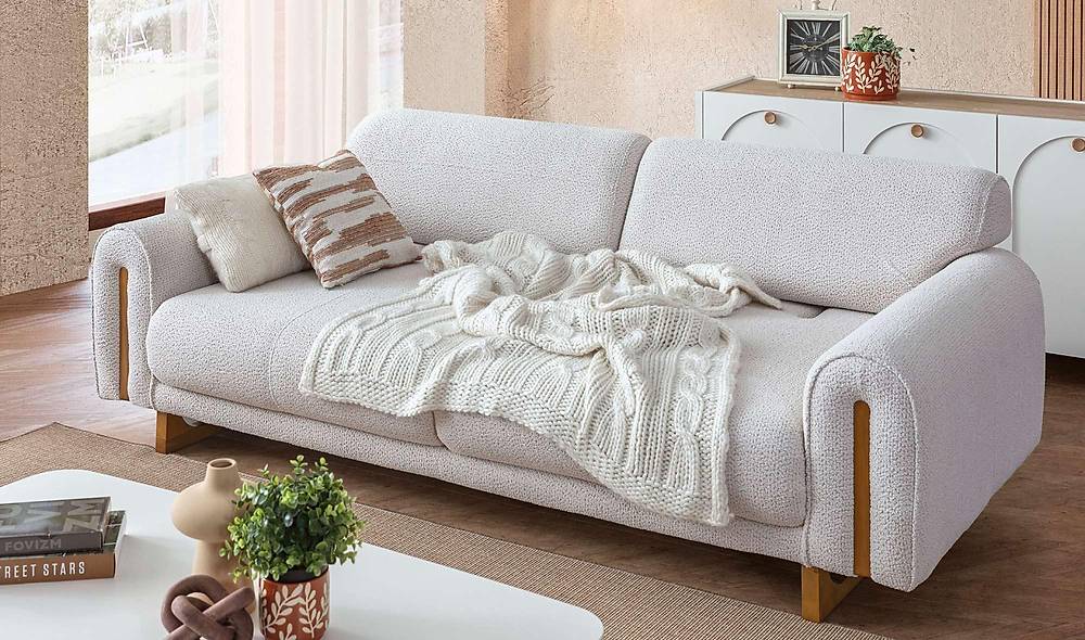 Lenora Sofa Set - White