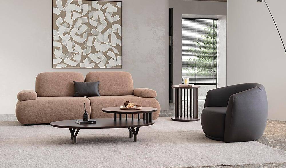 Beal Sofa Set - Brown