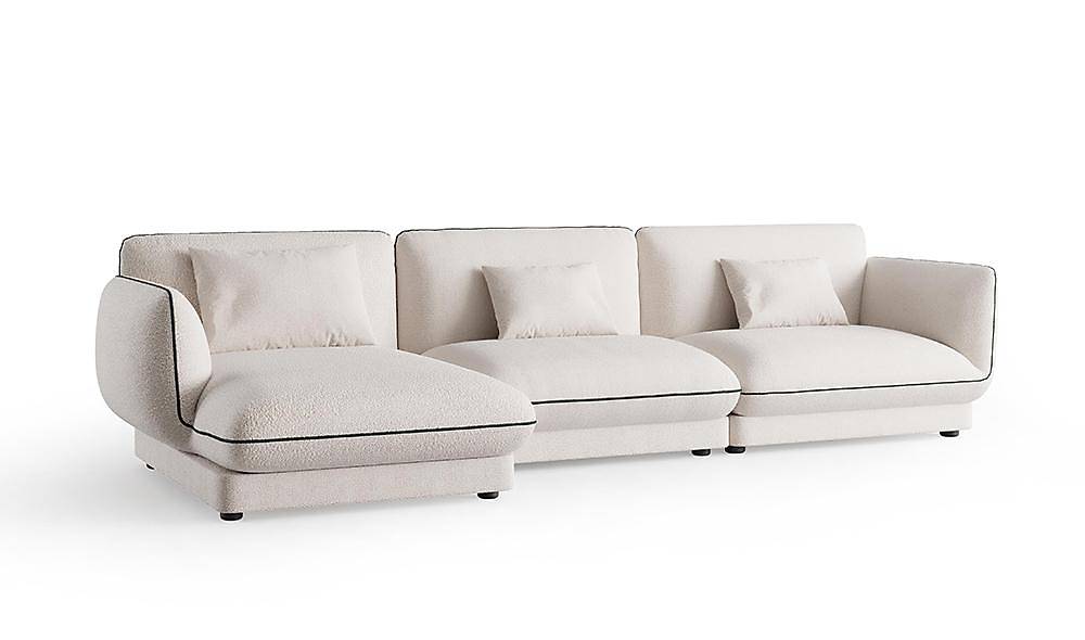 Kestel Corner Sofa Set - Brown