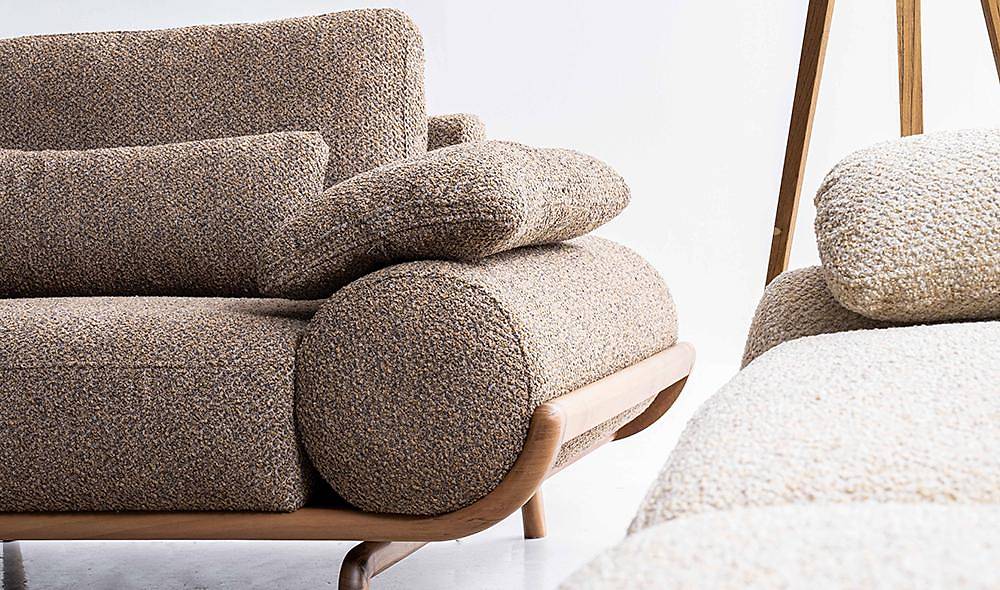 Almeda Sofa Set - Brown