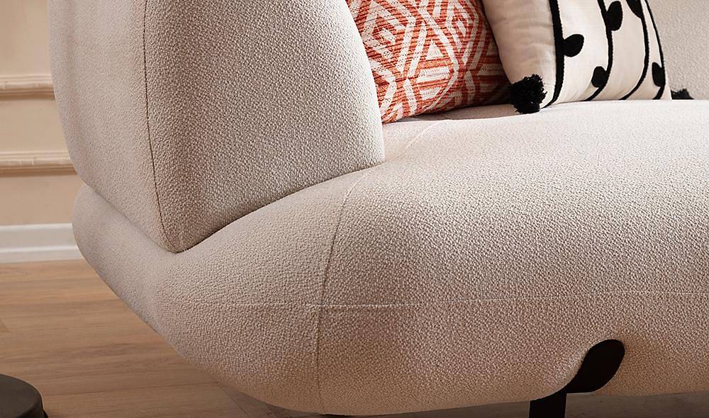 Brown Sofa - Cream
