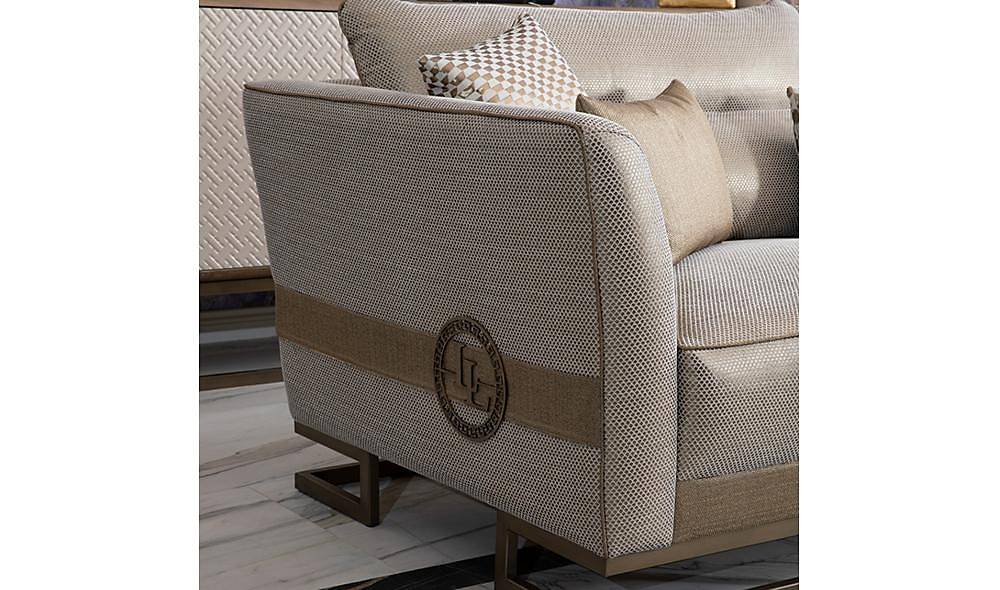 Visage Living Room Set Gray