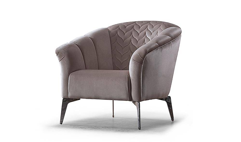 İzel Sofa Set with Metal Design