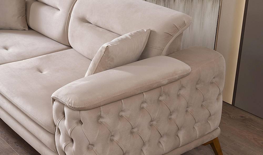 Vitalis Sofa Set - Cream