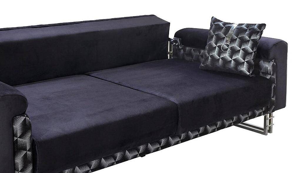 Nehir Silver Living Room Set