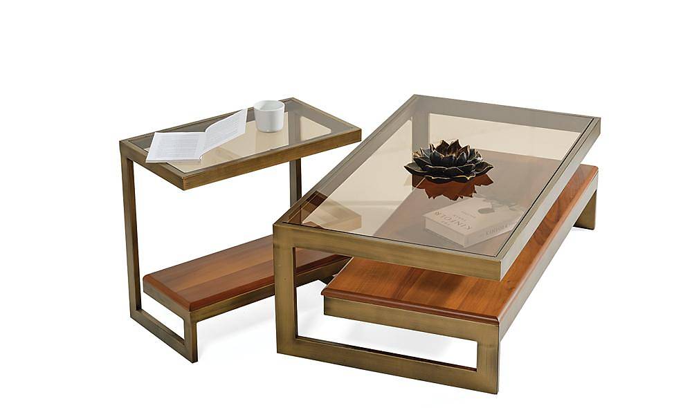 �roni Coffee Table Set - Gold