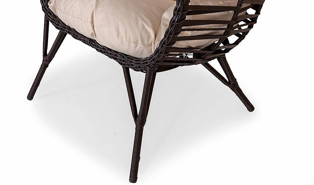 Holiday Single Garden Sofa - Brown