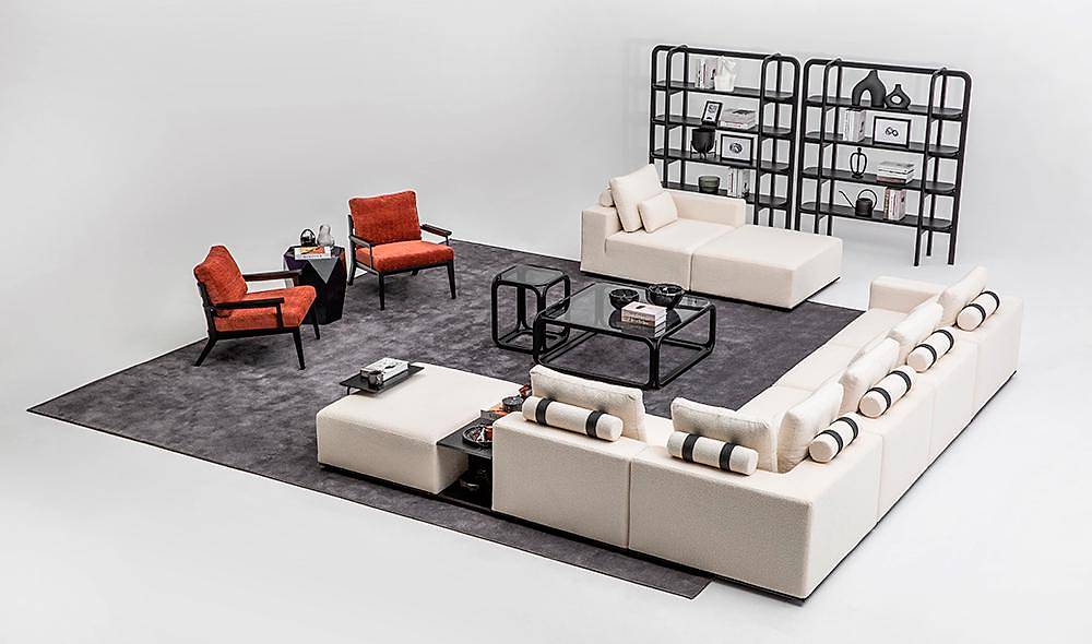 Frigo Corner Set With Bergere