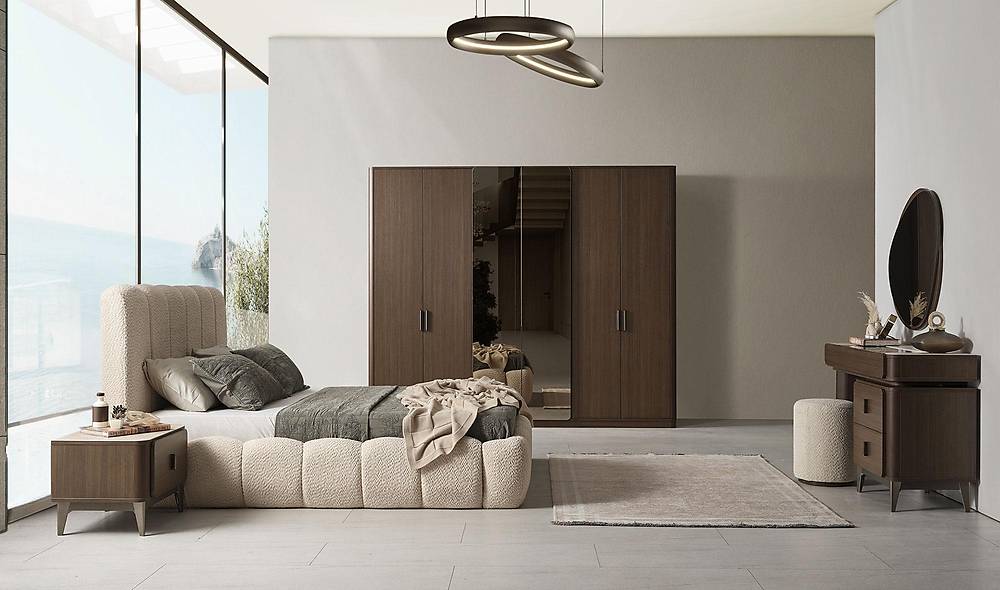 Monica Bedroom - Brown