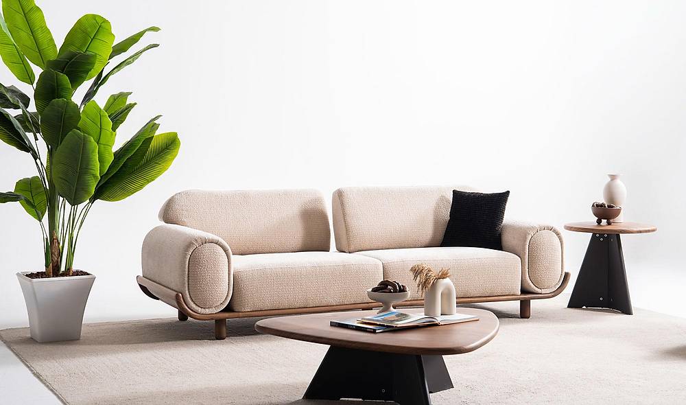 Maisie Sofa Set - Dark Brown