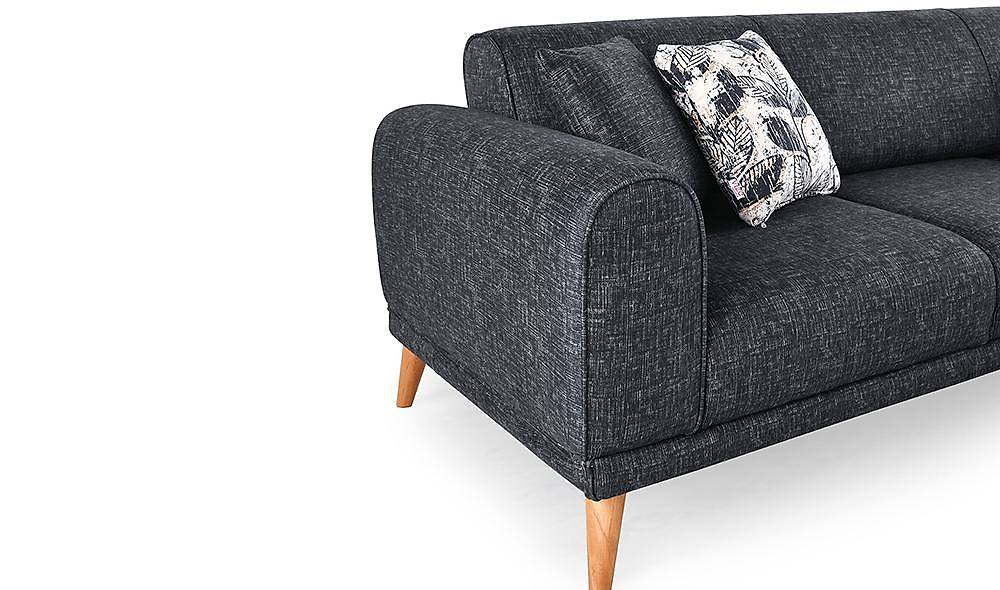 Jessica Corner Set - Anthracite