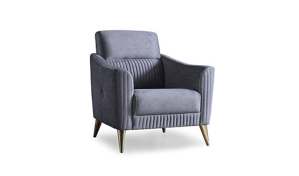 Okyanus Corner Set with Metal Design