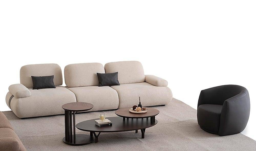 Beal Sofa Set - Brown