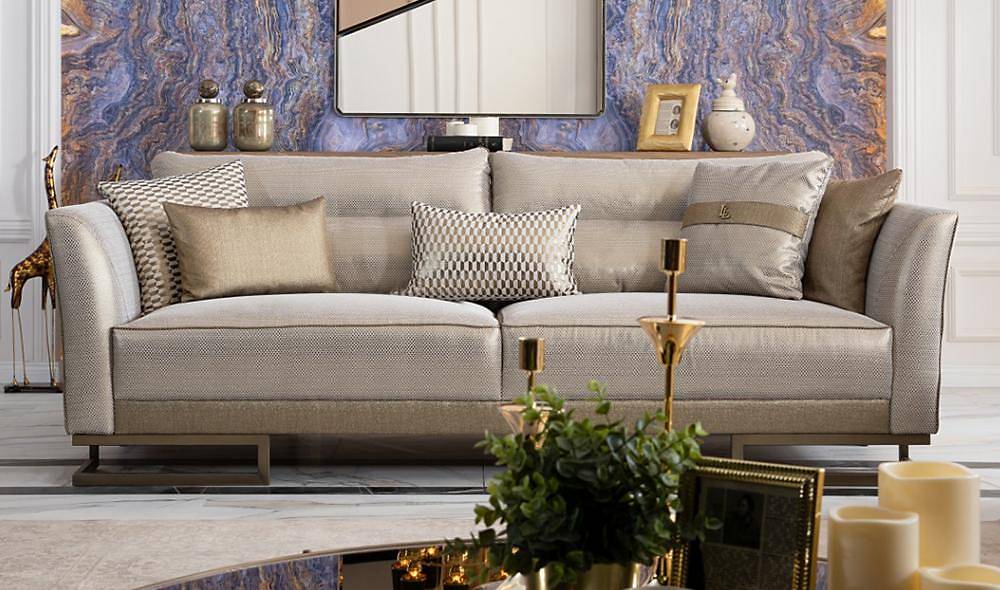 Visage Living Room Set Gray