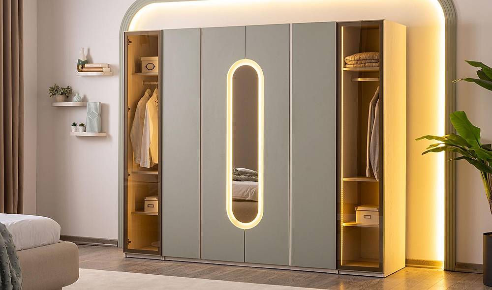 Denrose 6 Door Wardrobe