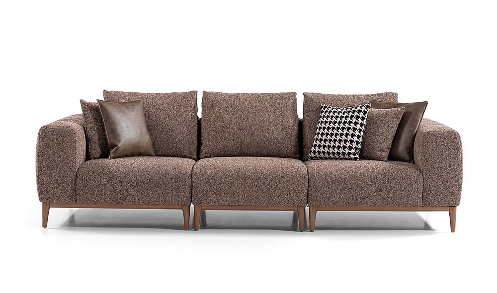 Selvare Sofa Set - Cream Brown