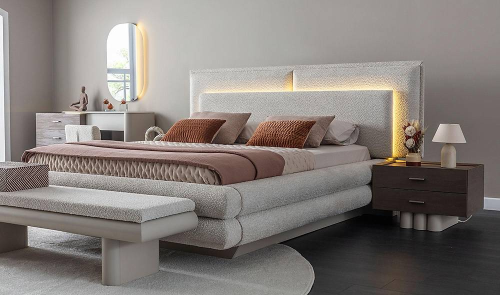 Ottovia Base Bedstead and Headboard
