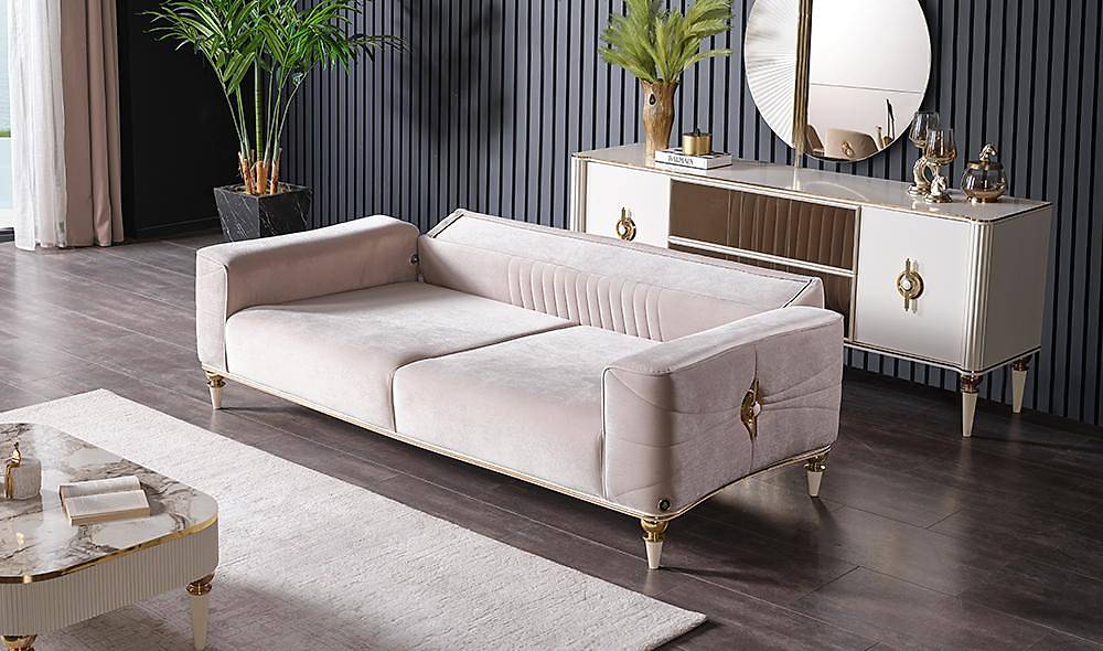 Flower Sofa With Metal Design