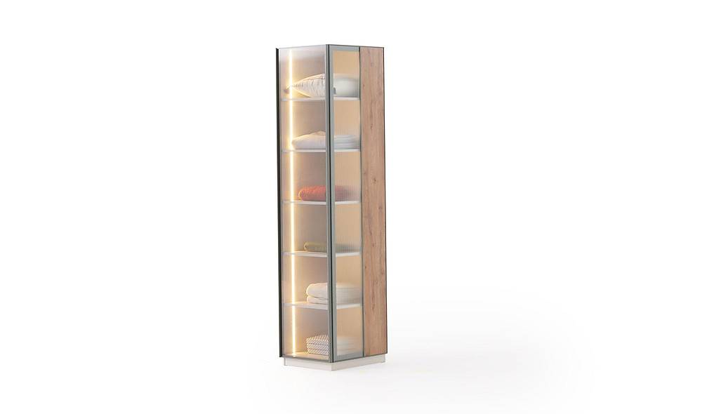 Fox Bedroom with Base - Corner Wardrobe