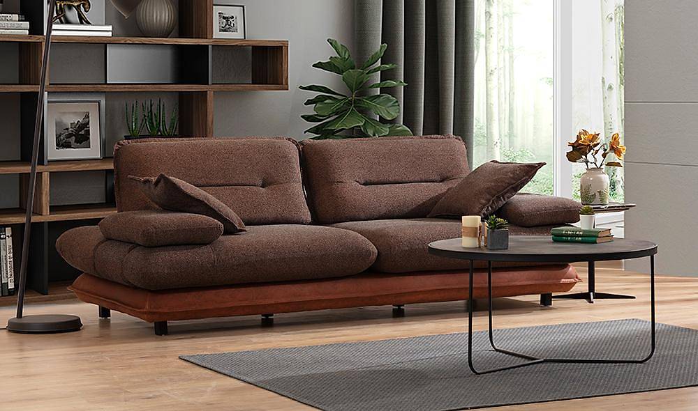 Modena Sofa Set - Brown Cinnamon