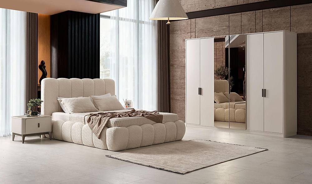 Monica Bedroom - Cream