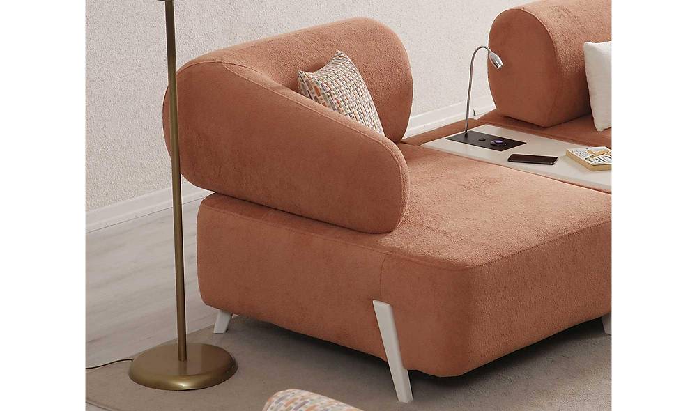 Ramona Corner Set - Salmon