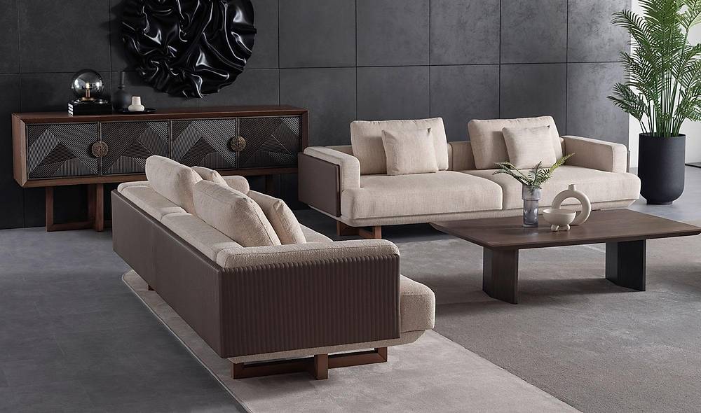 World Sofa Set - Brown