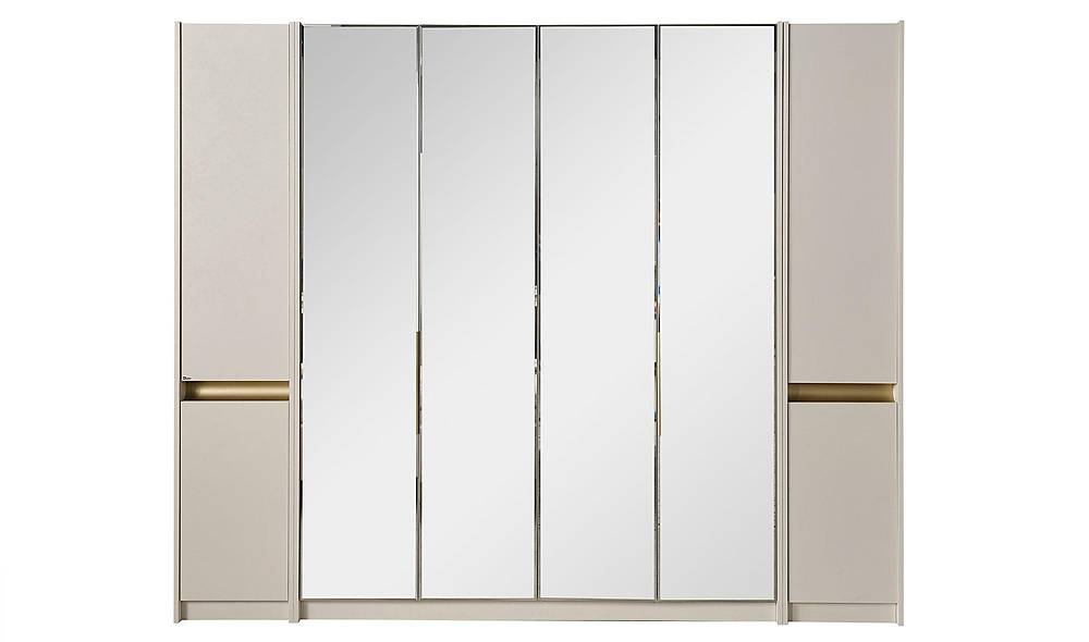 Hennes 6 Door Wardrobe - Mirrored