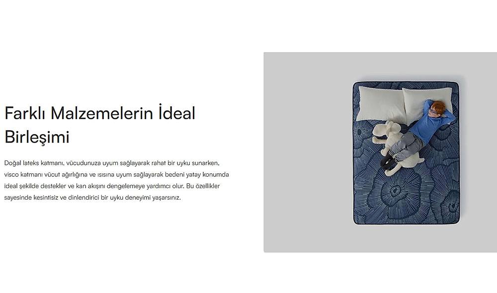 Yatsan Serta Perfect Sleeper Cobalt Mine Bed