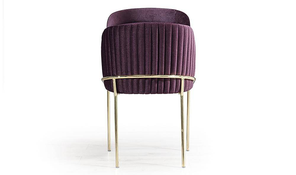 Viyana Gold Chair 6 Piece